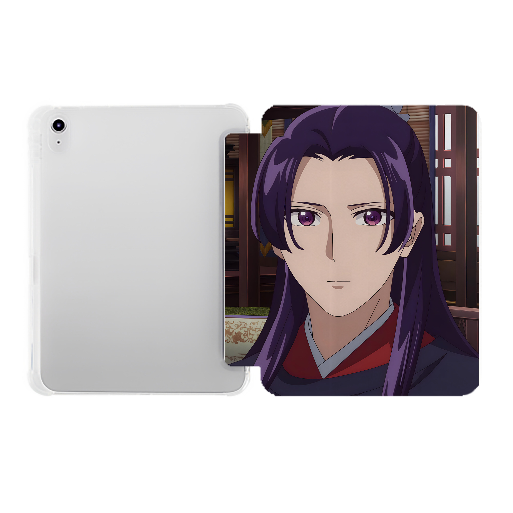 （画像用） 薬屋のひとりごと The Apothecary Diaries IPad ケース ペン収納付き 三つ折りスタンド PUレザー×シリコン 対応機種9.5/10.5/10.9インチ